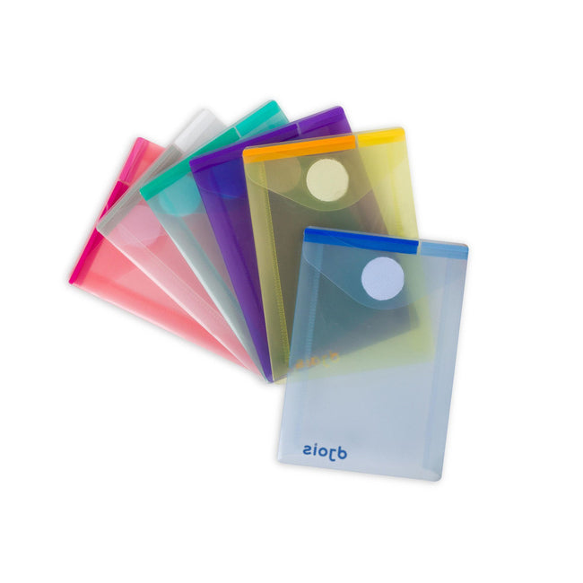 Collection Tarifold - Sac enveloppe Djois Color Collection A7 vertical assorti
