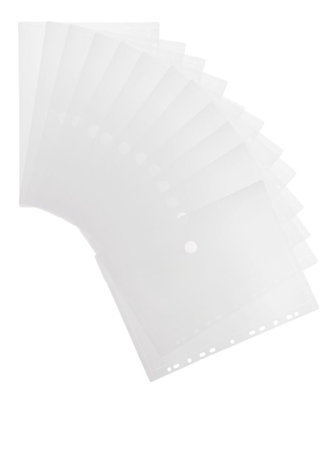 Djois - Enveloppe sac cc a4 trans perforé horizontal