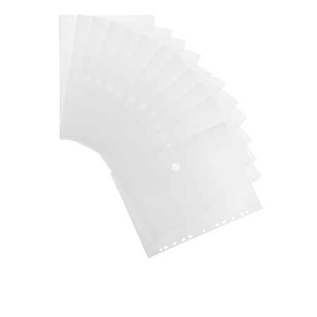 Collection Tarifold - Sac enveloppe Djois Color Collection A4 horizontal perforé transp