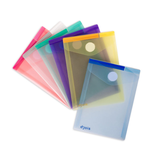 Collection Tarifold - Sac enveloppe Djois Color Collection A6 vertical assorti