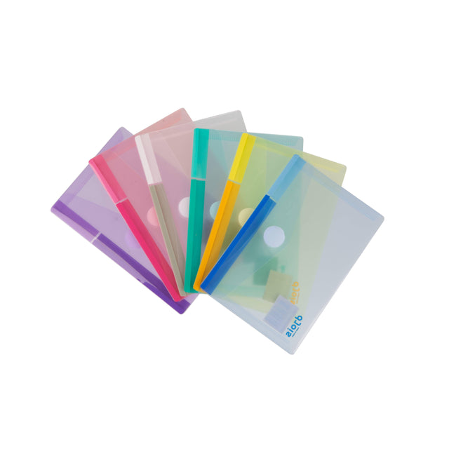 Collection Tarifold - Sac enveloppe Djois Color Collection A6 horizontal assorti