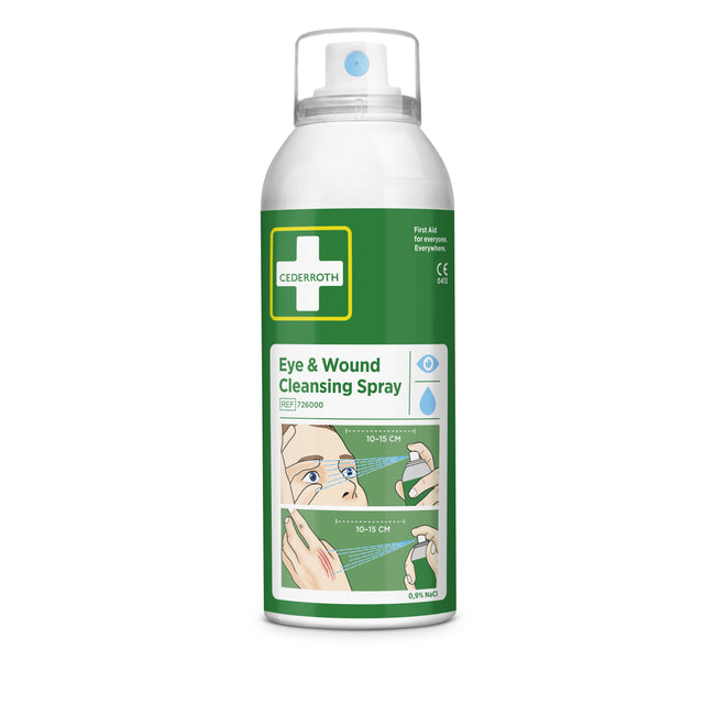 Cederroth - Spray nettoyant yeux et plaies 150ml
