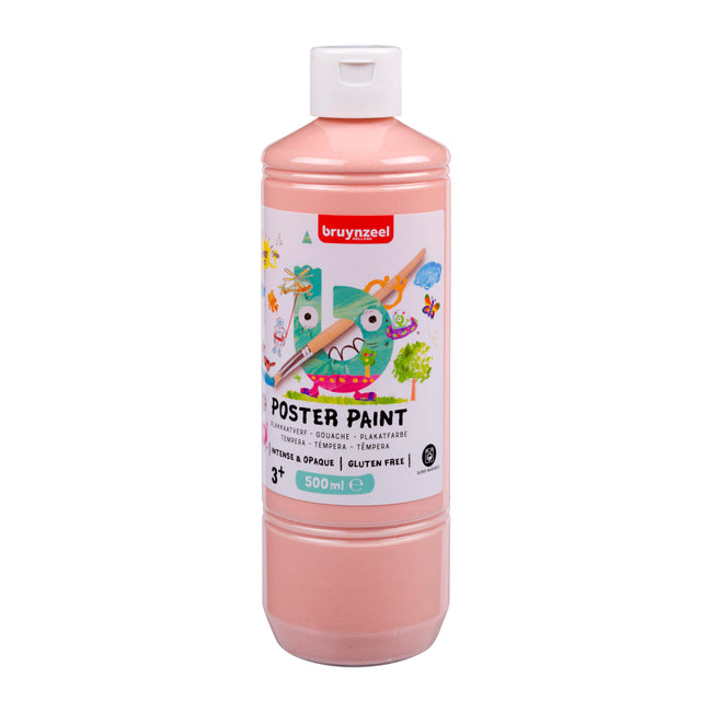 Bruynzeel - Plakatfarbe, Flasche 500 ml, Beigerosa