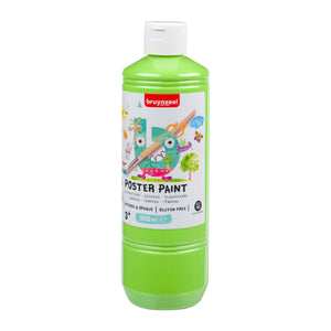 Bruynzeel - Plakatfarbe, Flasche 500 ml, Frühlingsgrün
