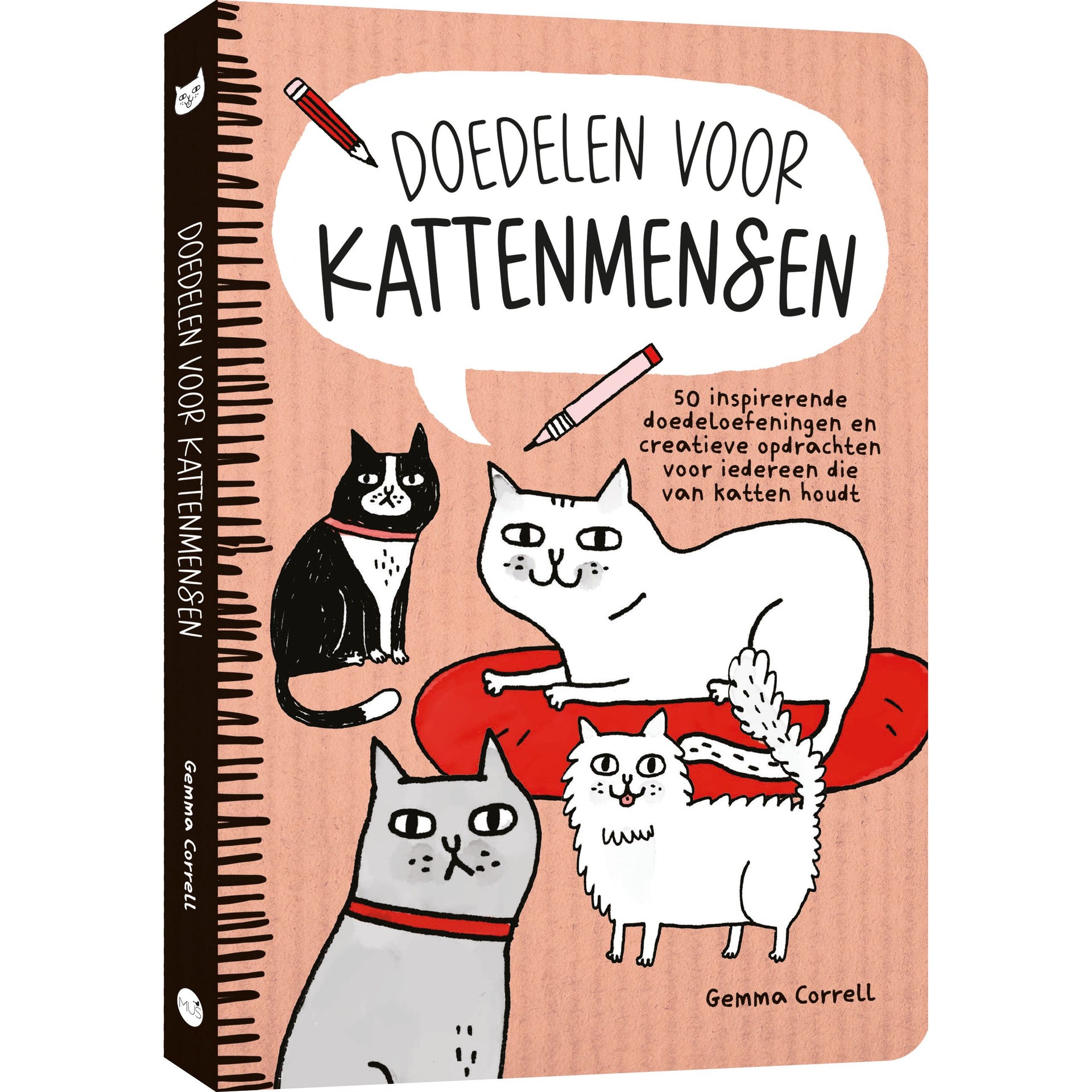 MUS - Livre de coloriage Doodle pour les amateurs de chats