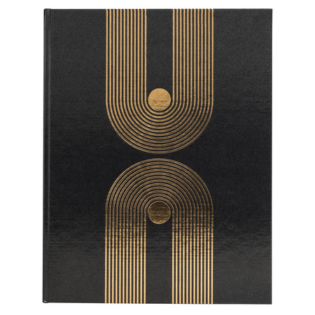 Exacompta - Livre d'or graphique 270x220 vierge noir
