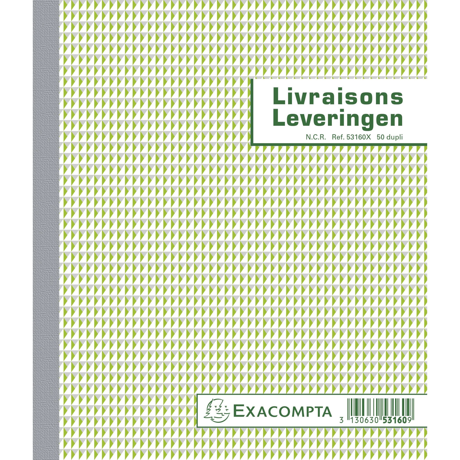 Exacompta - Kassenbuchlieferungen dupli 50 Blatt nl fr | 10 Stück