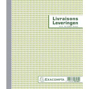 Exacompta - Kassenbuchlieferungen dupli 50 Blatt nl fr | 10 Stück