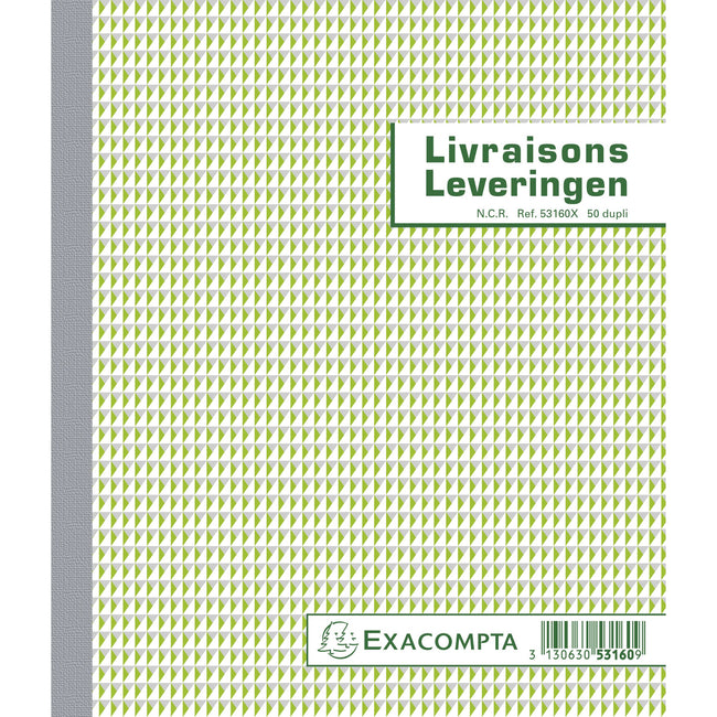 Exacompta -  Leveringenboek  manifold du 50vel nl fr