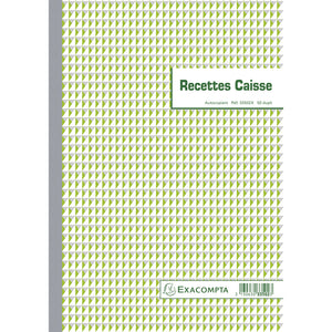Exacompta - Reçus de caisse dupli 50 feuilles fr | 5 pièces