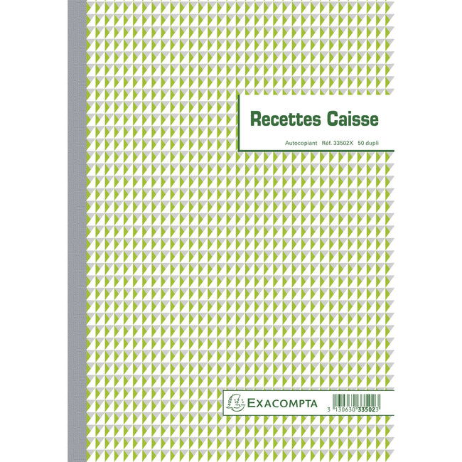 Exacompta -  Ontvangstboek  manifold dupli 50vel fr | 5 stuks