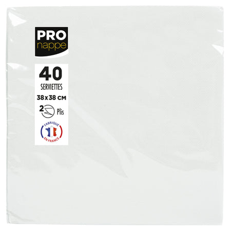 Pronappe -  Servet  380x380mm 40 vel wit
