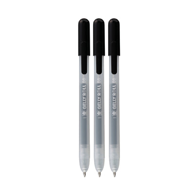 Sakura - Gel Writer Gelly Roll Classic 3 pcs noir | 6 pièces