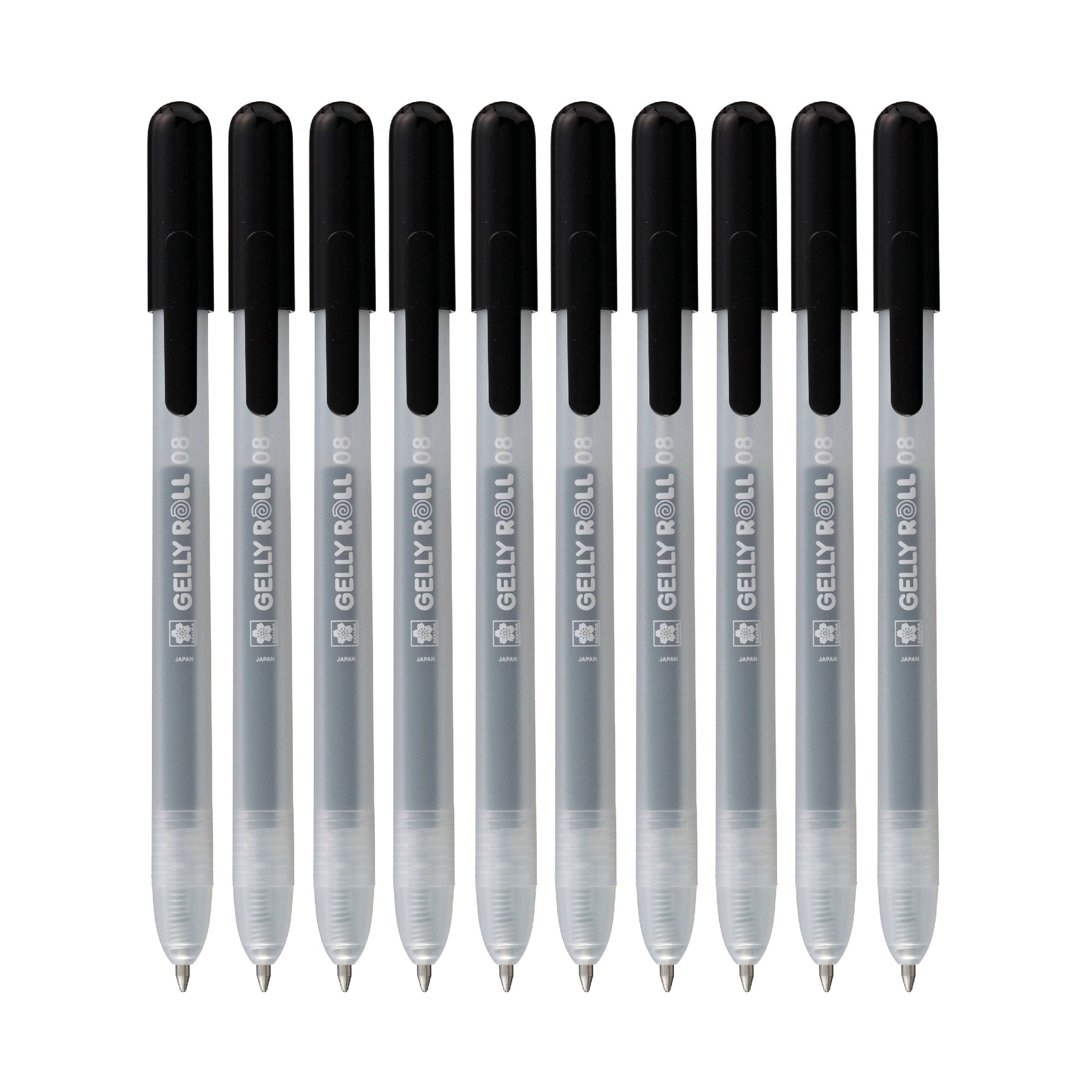 Sakura - Gel Writer Gelly Roll Classic 10 pcs noir | 6 pièces