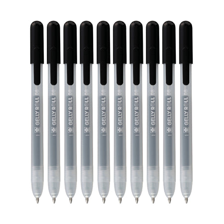 Sakura - Gel Writer Gelly Roll Classic 10 pcs noir