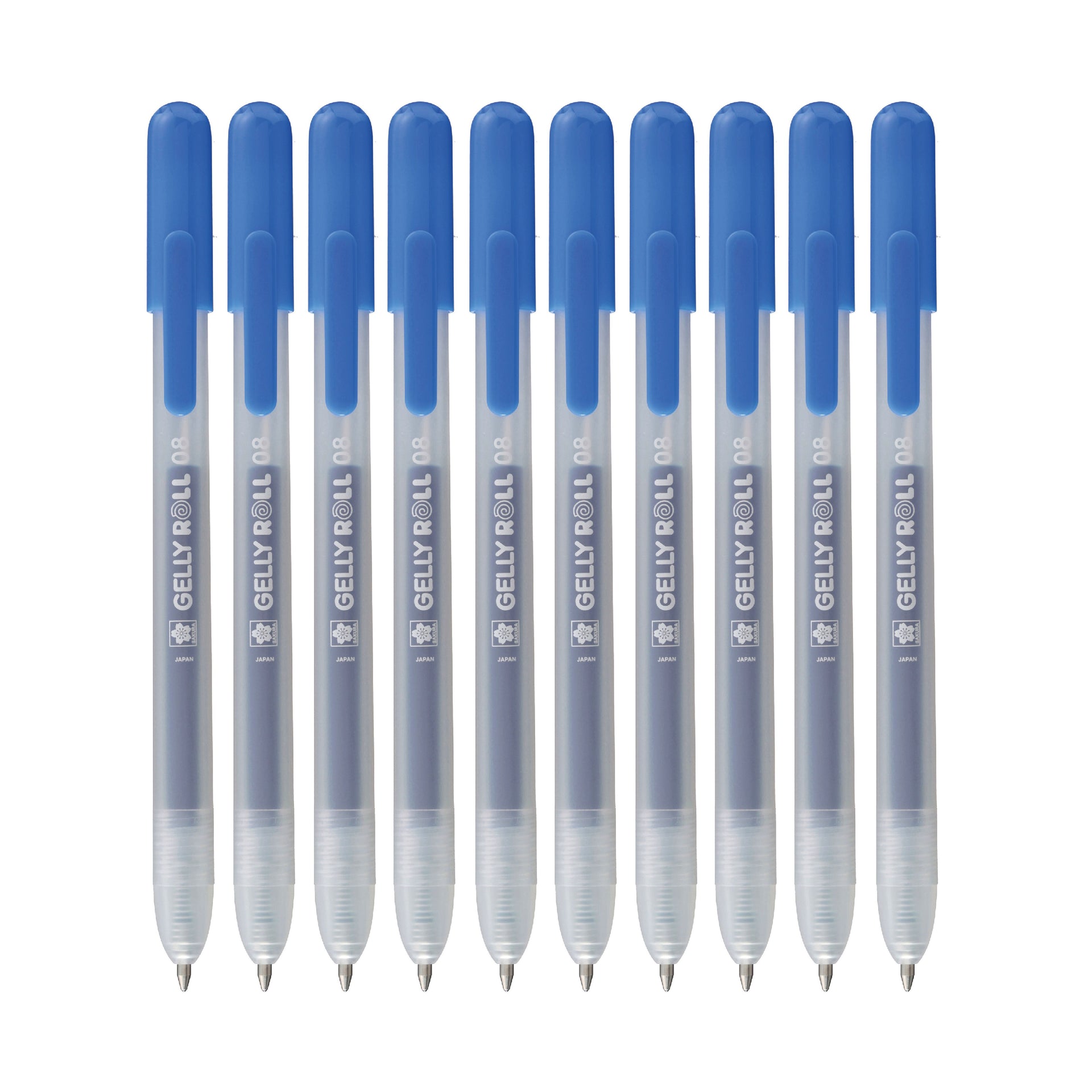 Sakura - Gel Writer Gelly Roll Classic 10 pcs bleu