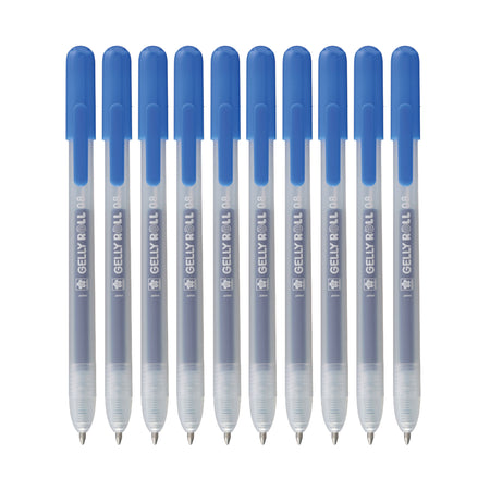 Sakura - Gel Writer Gelly Roll Classic 10 pcs bleu