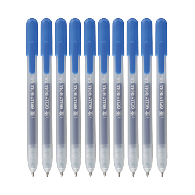 Sakura - Gel Writer Gelly Roll Classic 10 Stück blau