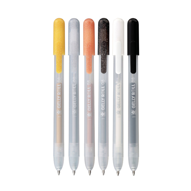 Sakura – Gelschreiber-Gelly-Rolle, speziell, 6 Farben