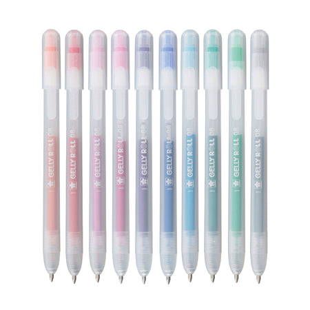 Sakura - Gel Writer Gelly Roll Dust 10 Farben | 6 Stück