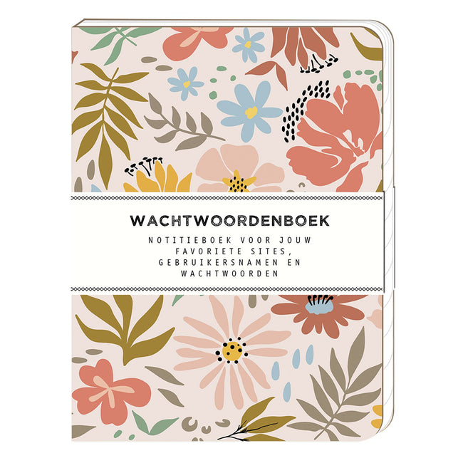 Interstat -  Wachtwoordenboek  120x160mm soft floral