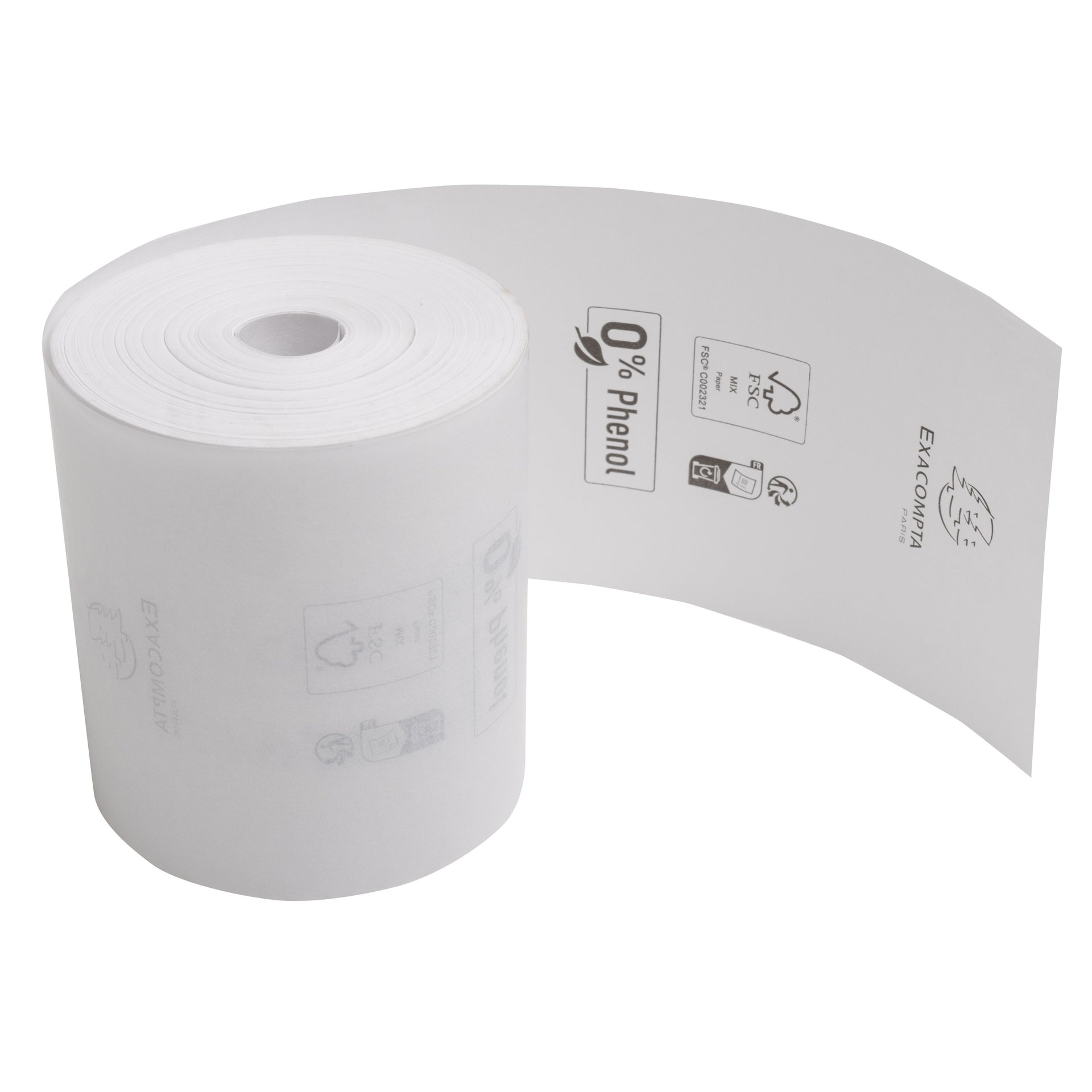 Exacompta -  Telrol  80mmx76mx12mm thermisch fenolvrij