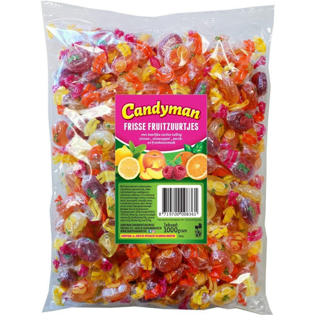 Candyman - Zuurtjes sac de fruits frais 1 kilogramme