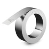 Dymo -  Reliefe  zelfklevend aluminium 12mm zilver
