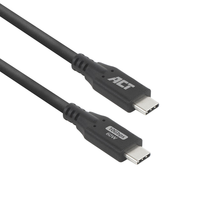 ACT -   USB 3.0 10Gbps 60W USB Type-C kabel, 2 meter