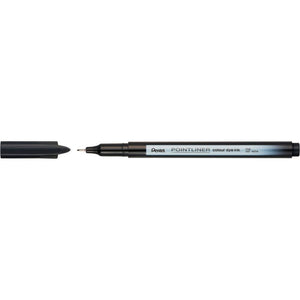 Pentel - Fineliner pointliner s40-a fin noir | 12 pièces