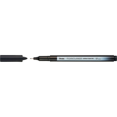 Pentel - Fineliner pointliner s40-a fin noir | 12 pièces