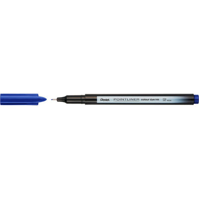 Pentel - Fineliner pointliner s40-c fin bleu | 12 pièces