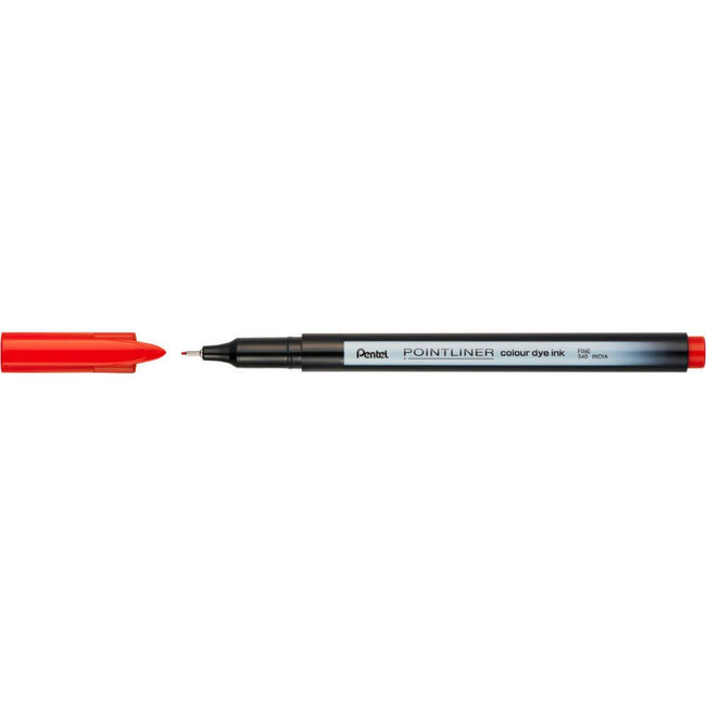 Pentel -  Fineliner  pointliner s40-b fijn rood