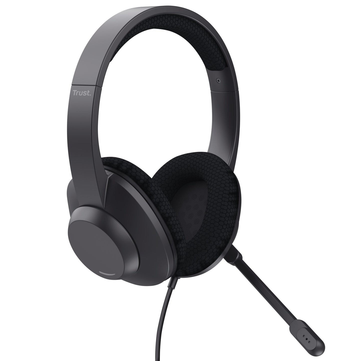 Trust -  Ayda Max Headset Bedraad Hoofdband Oproepen/muziek USB Type-C / USB Type-A Zwart