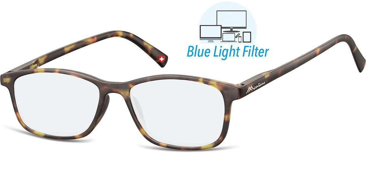 Montana -  Leesbril  +1.00dpt blue light filter bruin