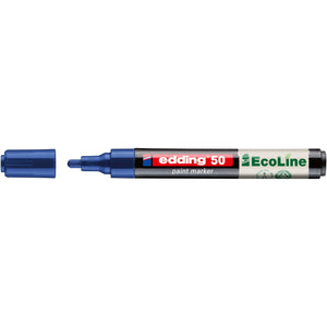 Edding - Paintmarker 50 EcoLine wasserbasiert 2-3mm blau | 10 Stück