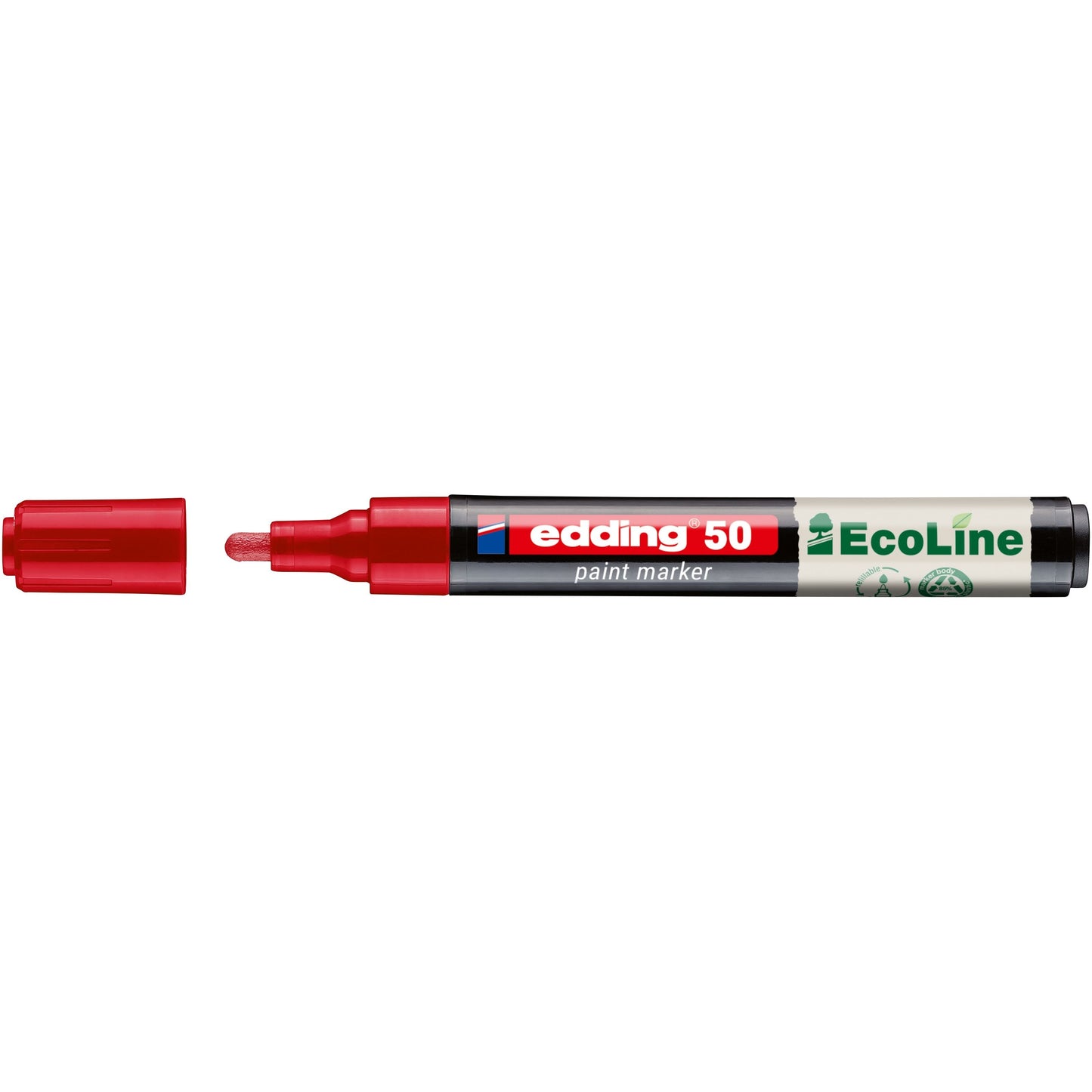 Edding - Paintmarker 50 eco à base d'eau 2-3mm rouge