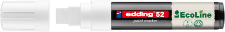 Edding EcoLine -  Paintmarker edding 52 eco waterbasis 4-15mm wit | 5 stuks