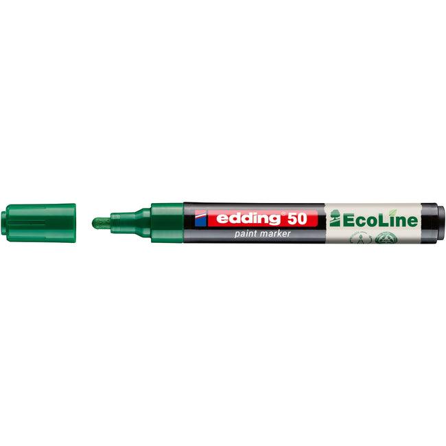 Edding - Paintmarker 50 eco à base d'eau 2-3mm vert | 10 pièces