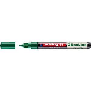 Edding - Paintmarker 51 Eco auf Wasserbasis 1-2mm grün