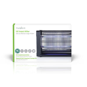 Nedis -  Insectenlamp  electrisch 2x8watt 50m2 zwart
