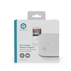 Nedis – Rauchmelder Smartlife WiFi 10 Jahre Sensor weiß