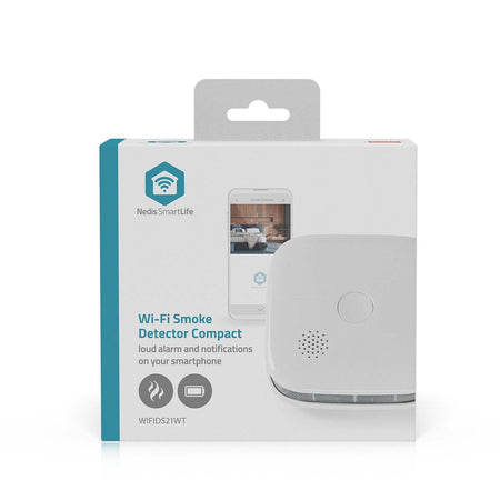 Nedis -  Rookmelder  smartlife wifi 10 jaar sensor wit