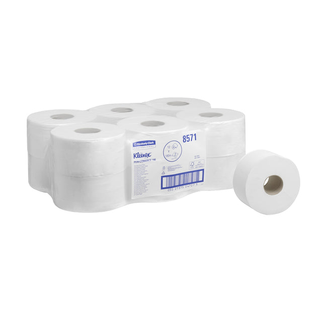 Kleenex -  Toiletpapier  jumbo 2laags 180m wit