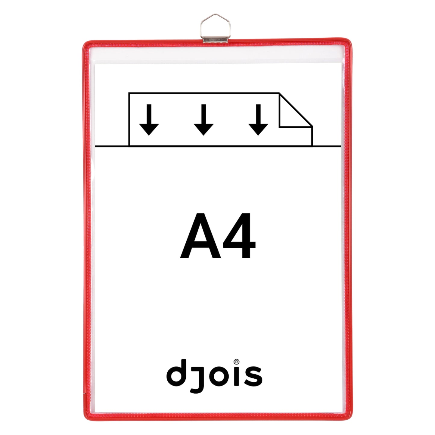 Tarifold - Cadre panneau de visualisation suspendu a4 rouge 5 pcs
