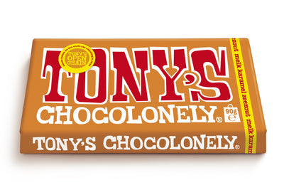 Tony's Chocolonely -  Chocolade tony chocolonely melk karamel zee 90gr