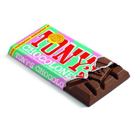 Tony's Chocolonely - Chocolat tony chocolonely lait tout 90 grammes
