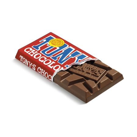 Tony's Chocolonely - Barre de lait au chocolat 90 grammes | 21 pièces
