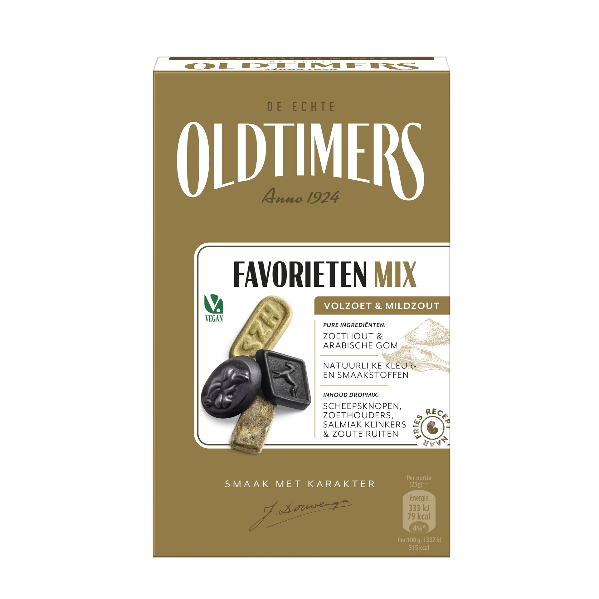 Oldtimers - Boîte de favoris réglisse jochums 235 grammes
