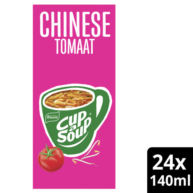 Knorr - Tasse à soupe chinoise tomate 140ml | 4 pièces